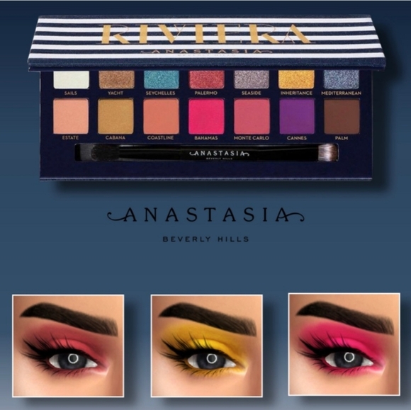 Riviera Eyeshadow Palette Anastasia Beverly Hills Discontinued NEW - Picture 8 of 14